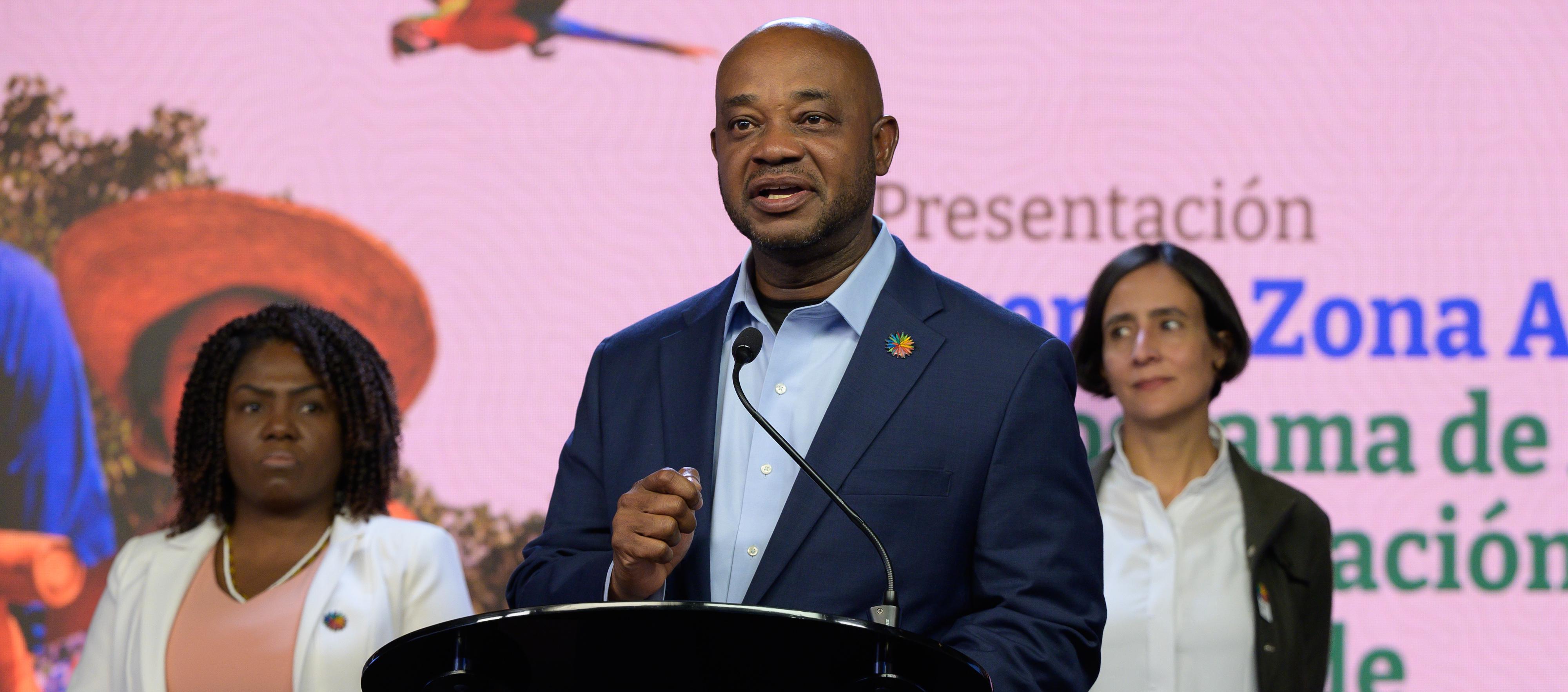 El Canciller de Colombia, Luis Gilberto Murillo.