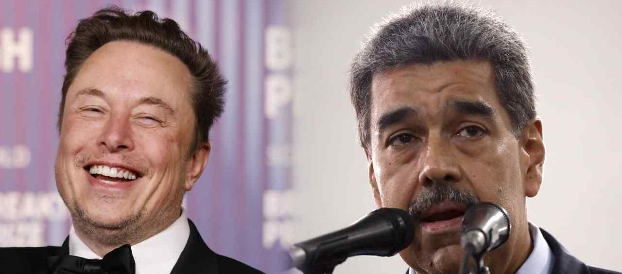 Elon Musk y Nicolás Maduro.