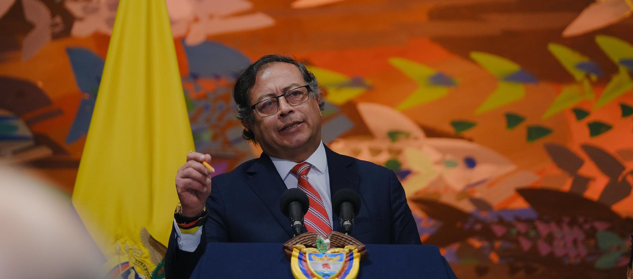 El Presidente Gustavo Petro.