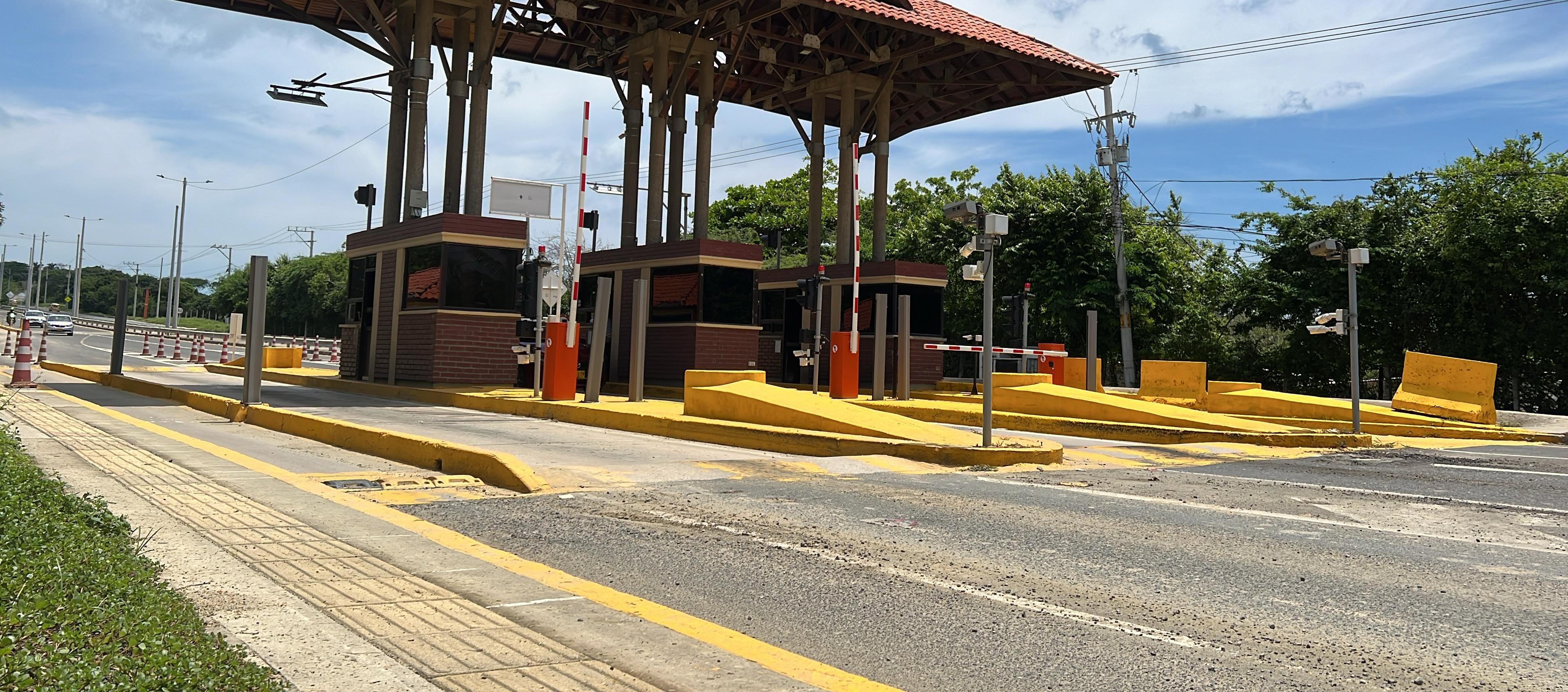 Peaje Papiros en Puerto Colombia.