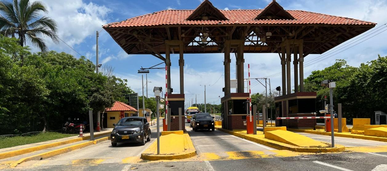 Peaje Papiros en Puerto Colombia.