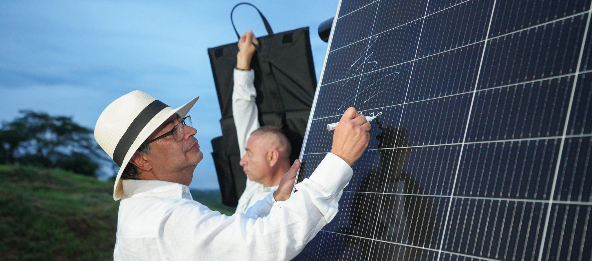 El Presidente Gustavo Petro.