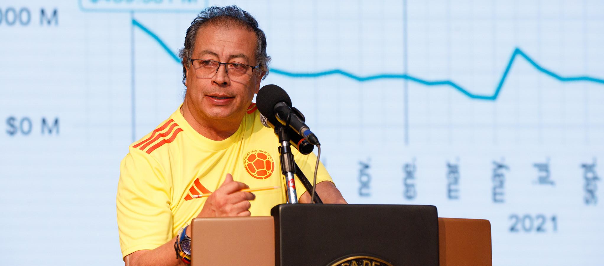 El Presidente Gustavo Petro.