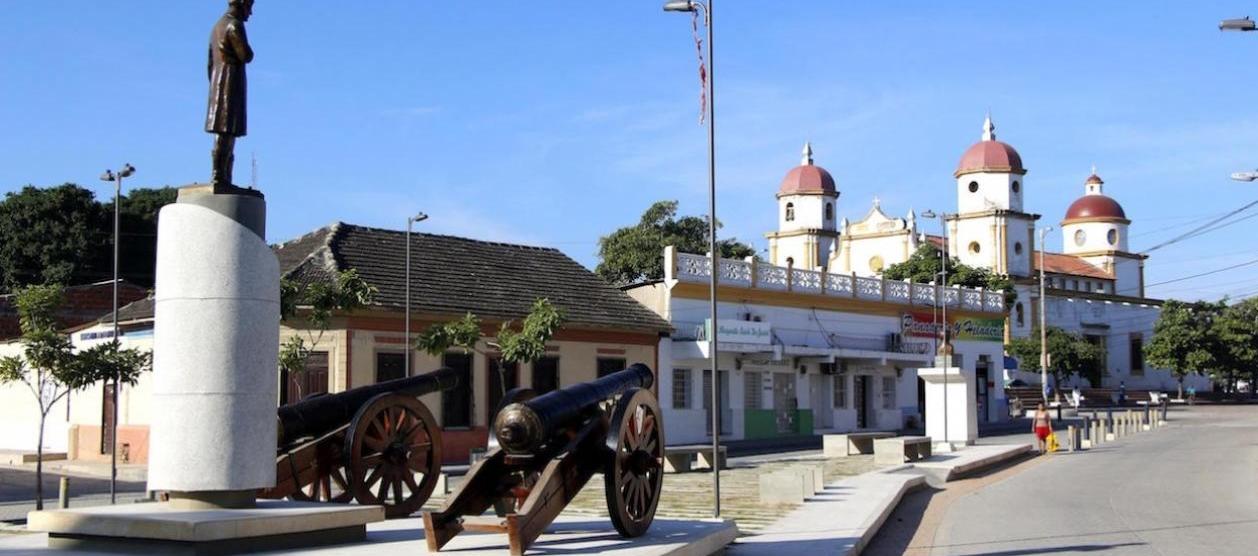 Plaza del municipio de Soledad. 