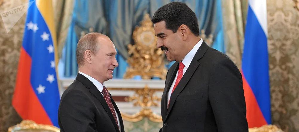 Vladímir Putin y Nicolás Maduro.