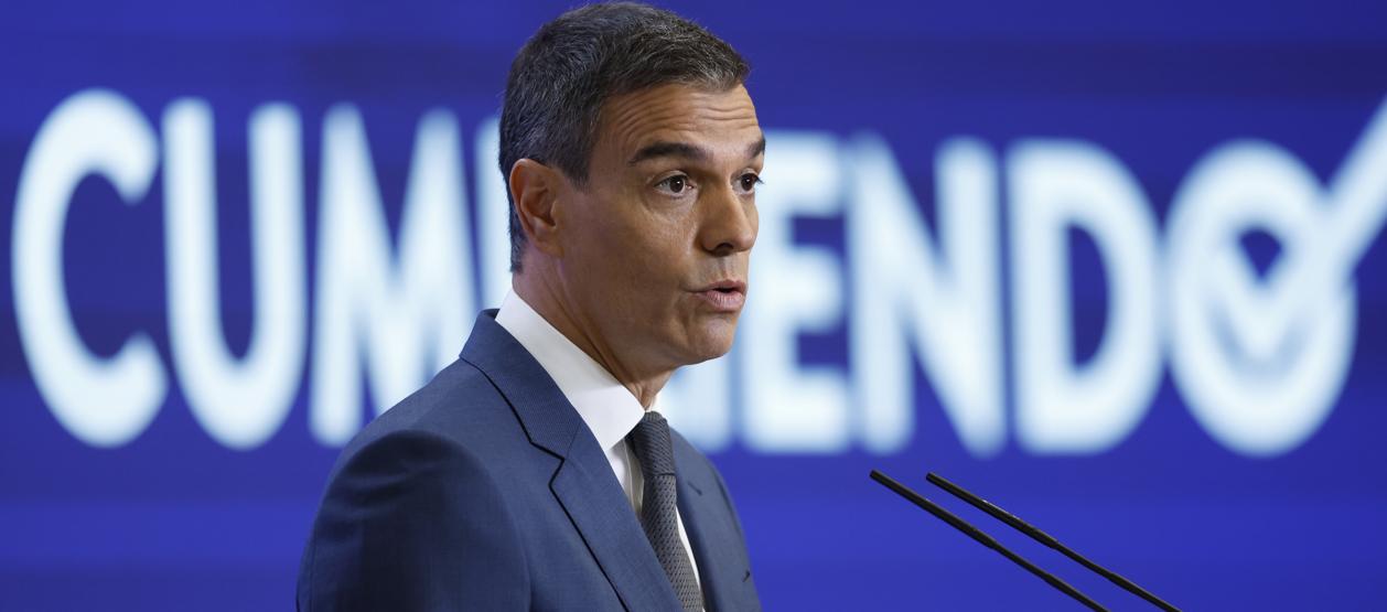 El presidente del Gobierno español, Pedro Sánchez.