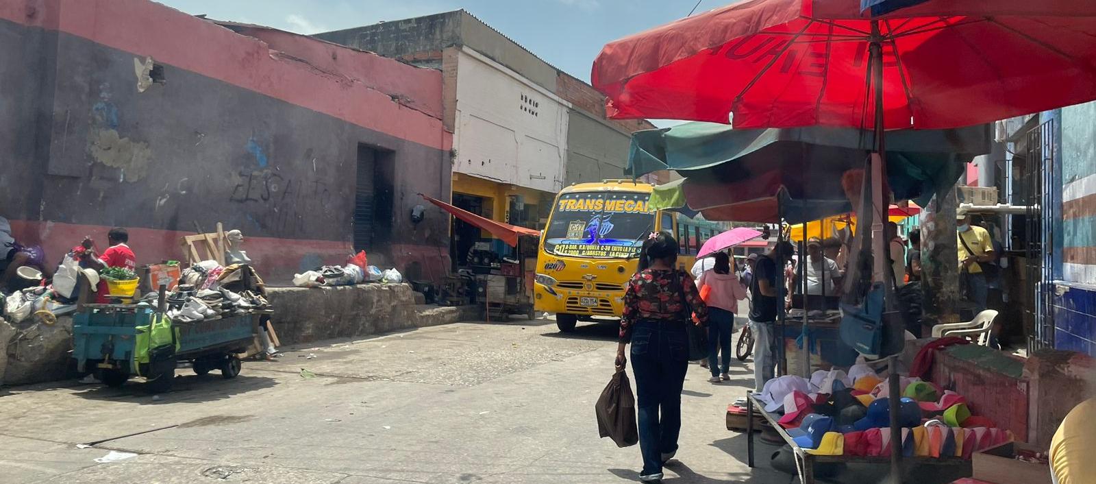 Sitio donde sucedió la agresión.