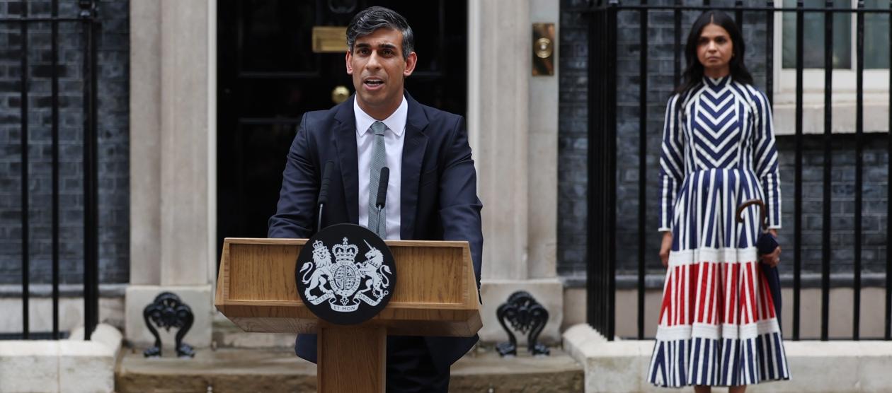 El primer ministro británico, Rishi Sunak.