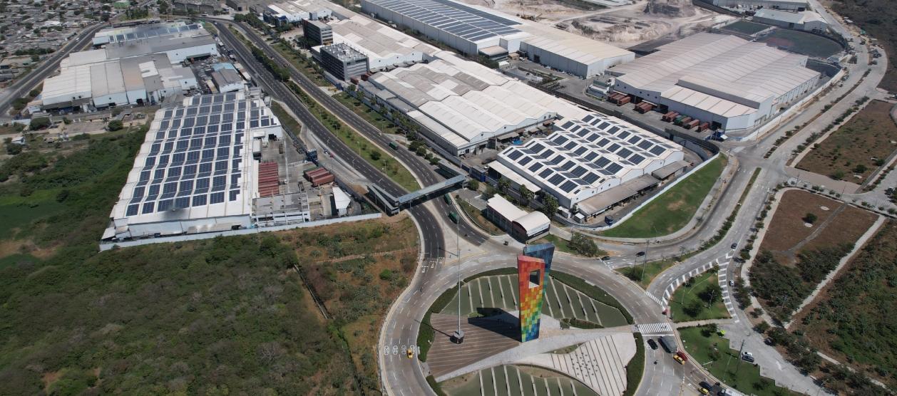Planta de Tecnoglass en Barranquilla.