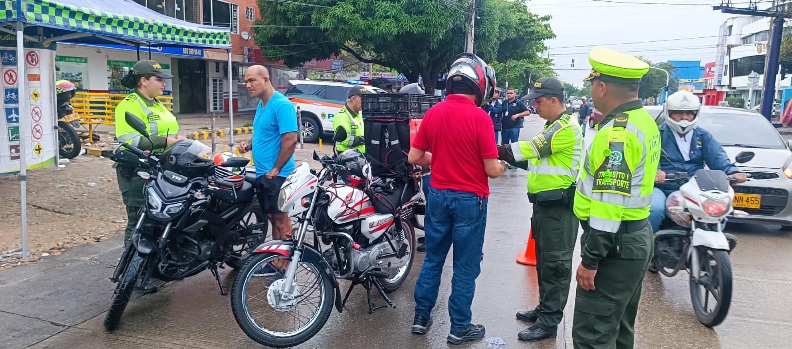 Operativos de control en Barranquilla. 