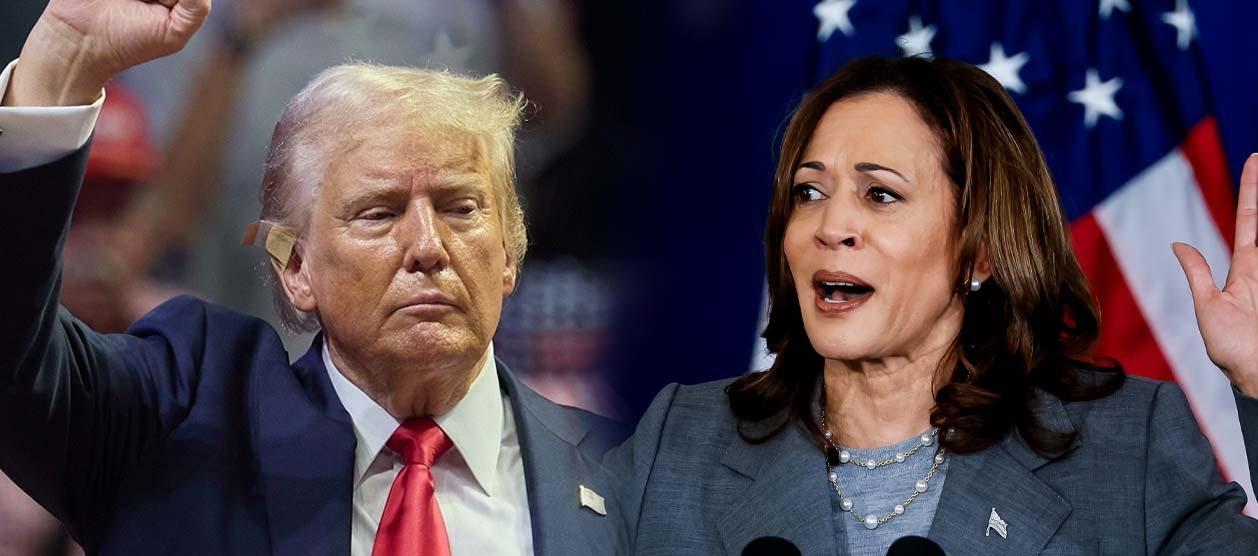 Donald Trump y Kamala Harris.