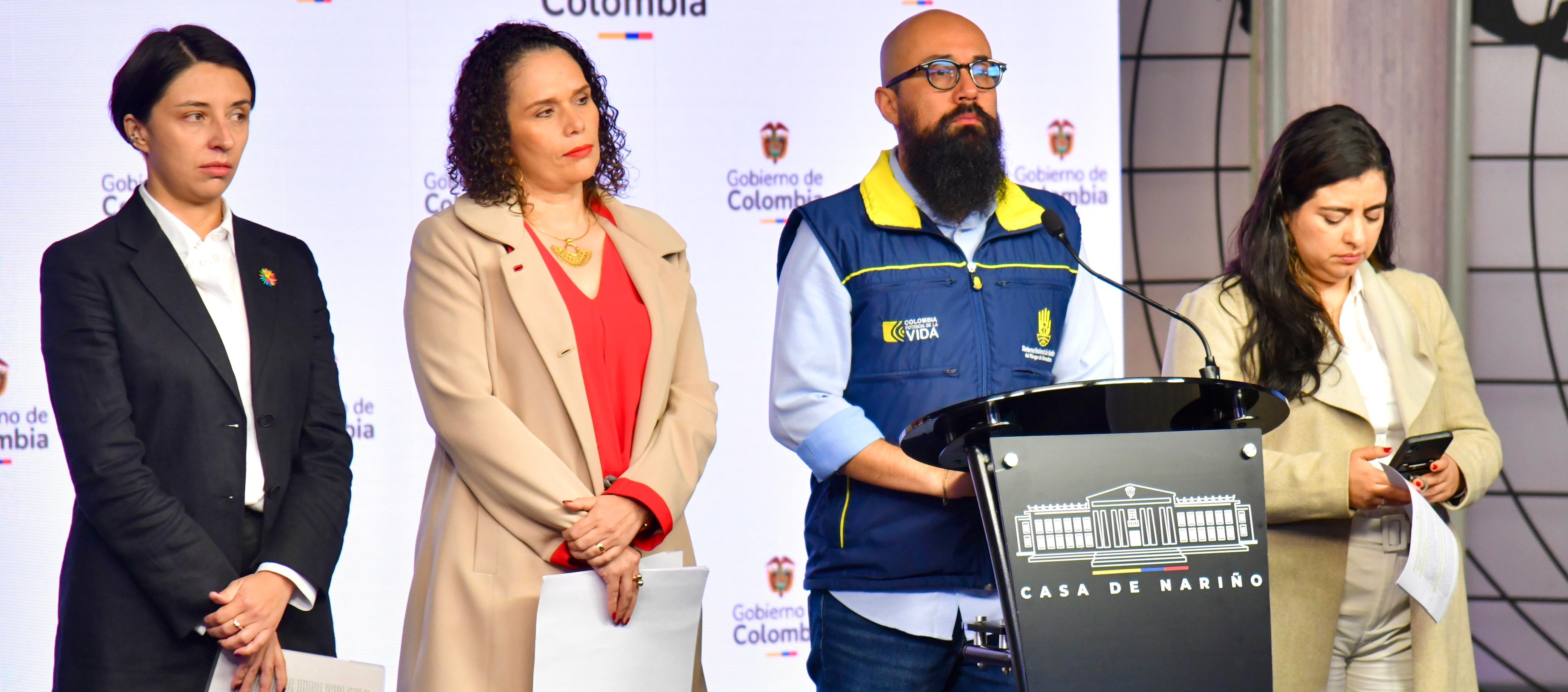 Director general de la UNGRD, Carlos Carrillo Arenas.