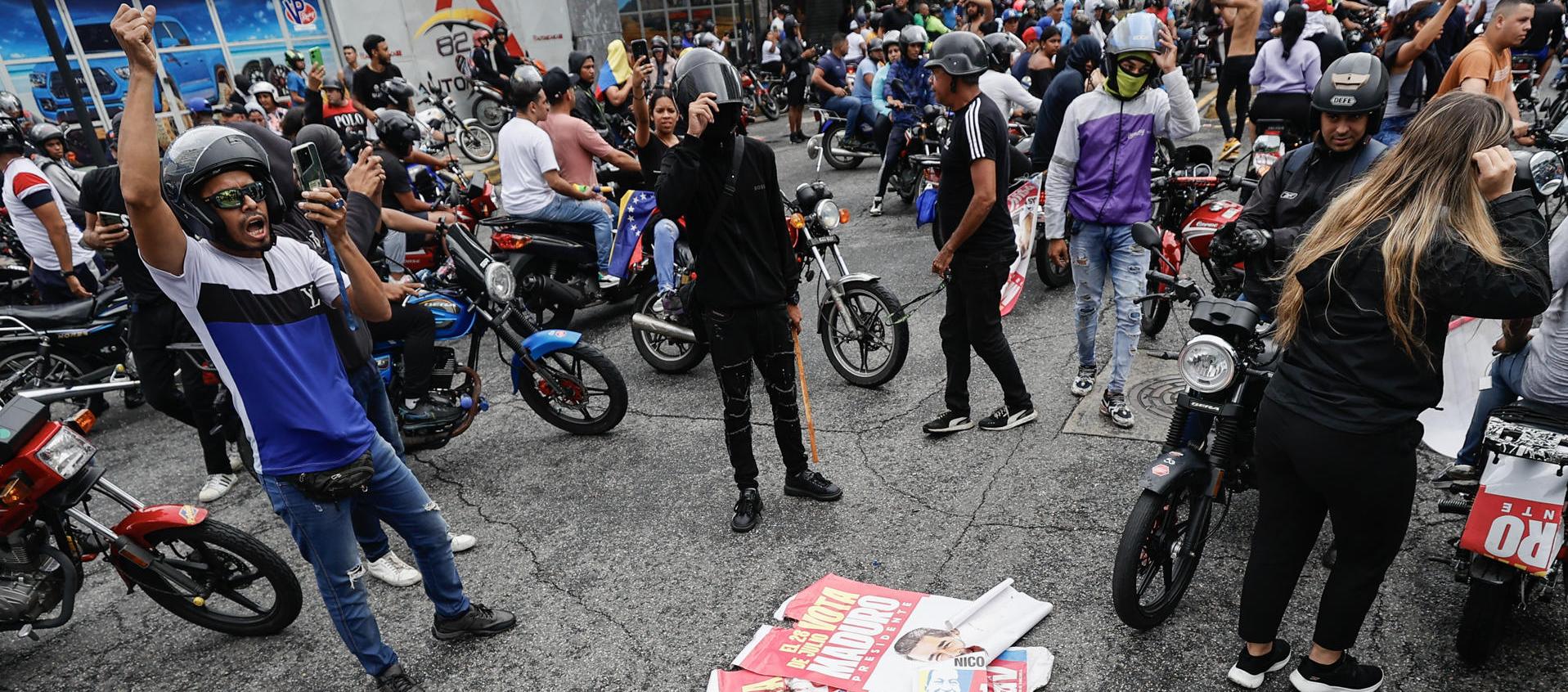 Protestas en Venezuela.