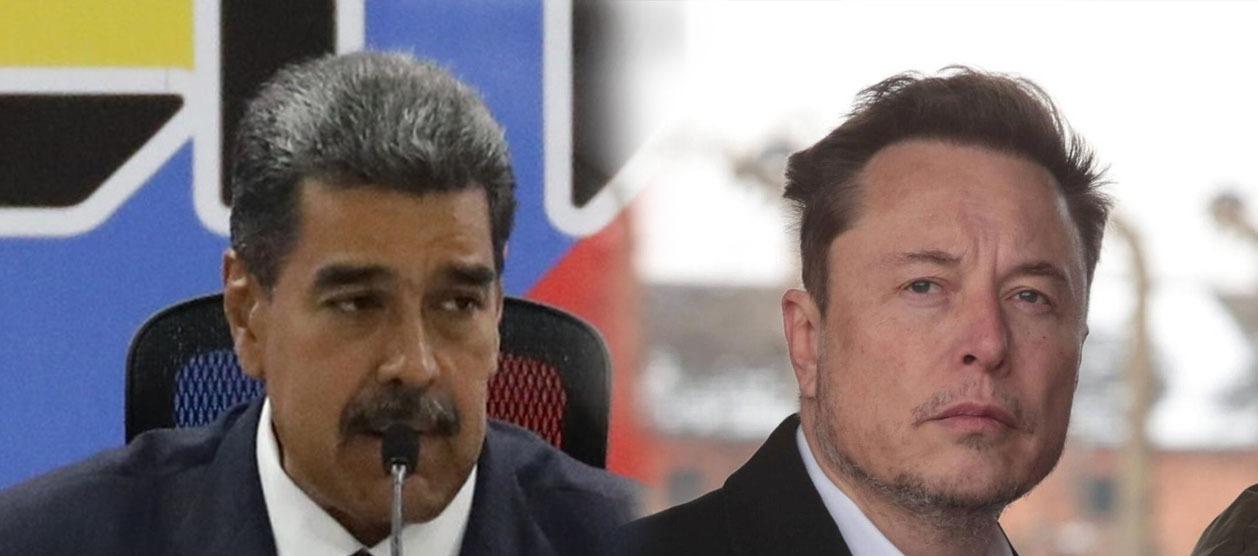 Nicolás Maduro y Elon Musk.