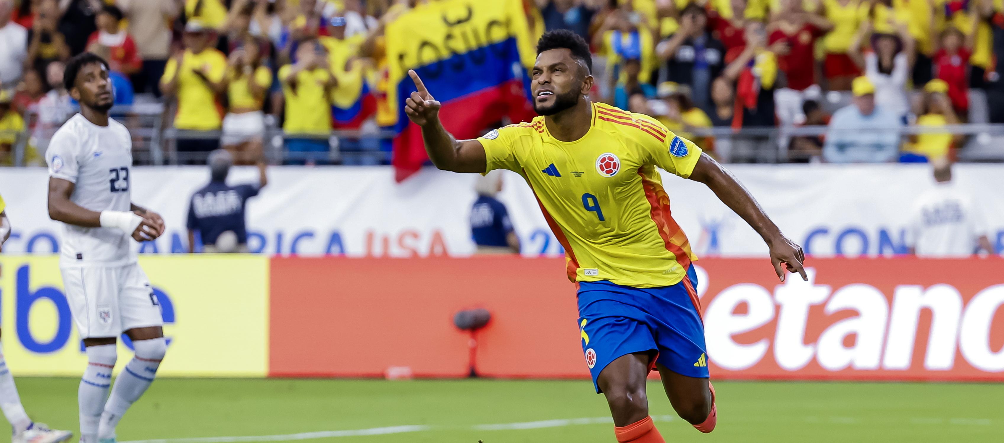 Miguel Borja marcó un gol en la Copa América. 