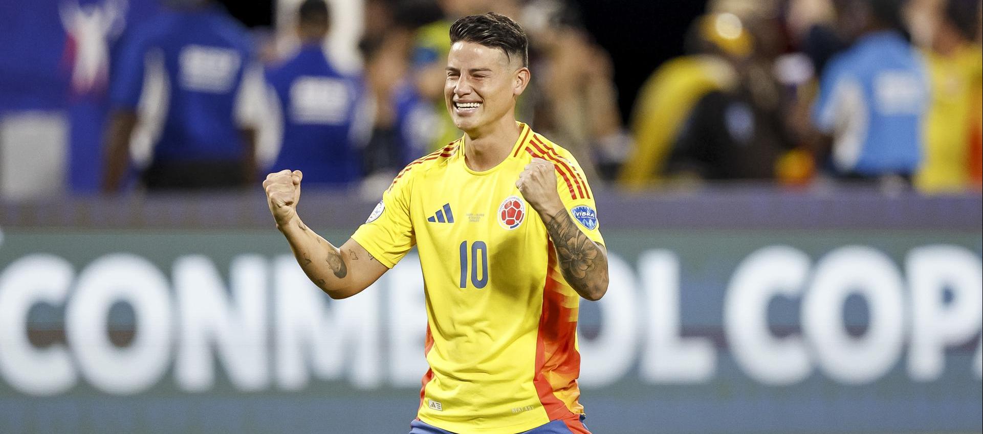 James celebra la clasificación.