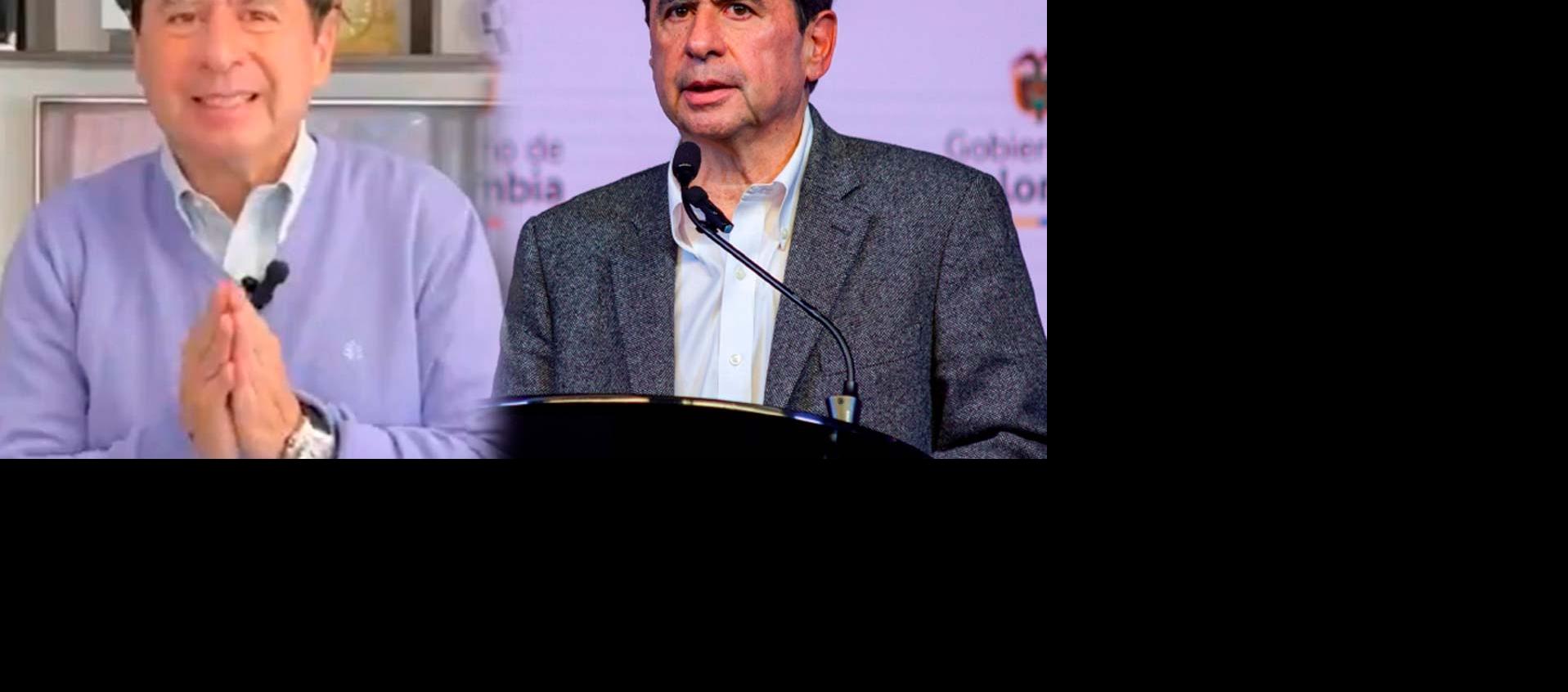 Imágenes de Juan Fernando Cristo cuando rechazaba Constituyente y ahora cuando la apoya.