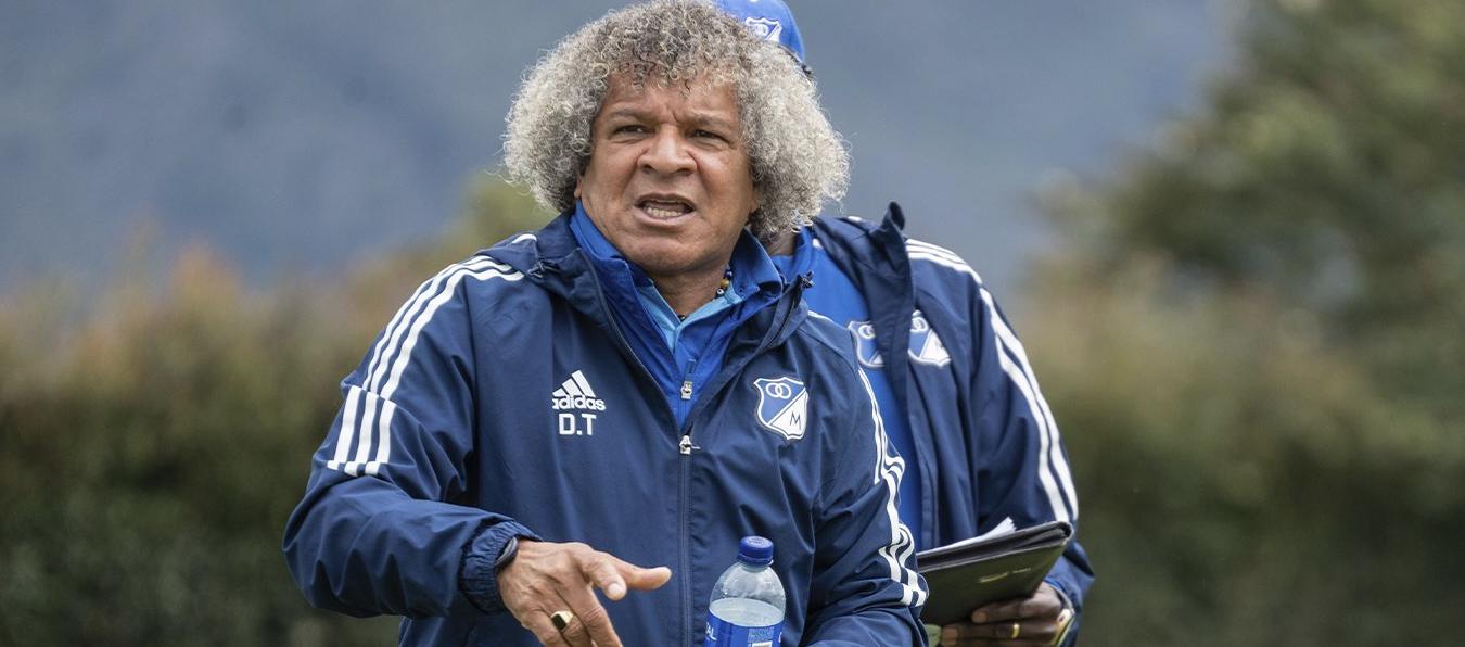 Alberto Gamero, director técnico de Millonarios. 