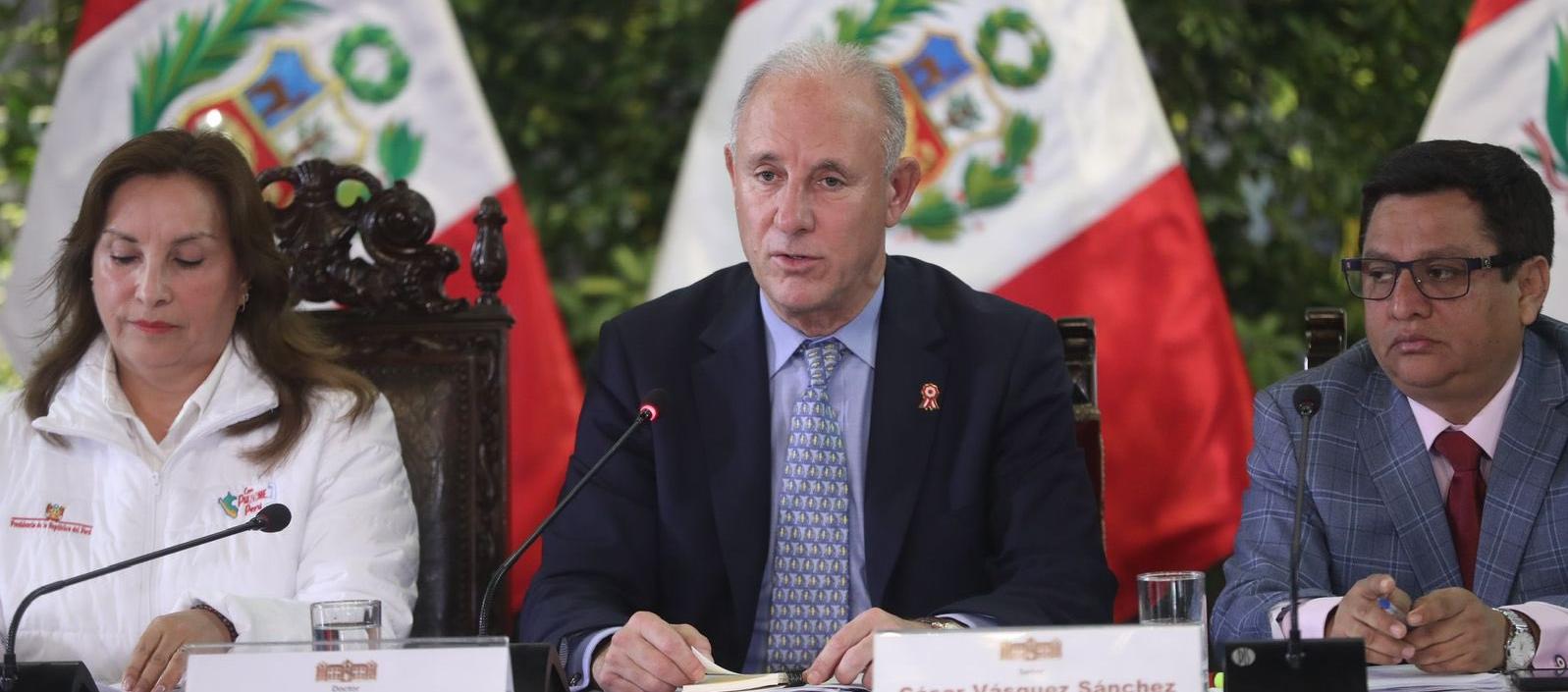 Javier González, canciller de Perú.