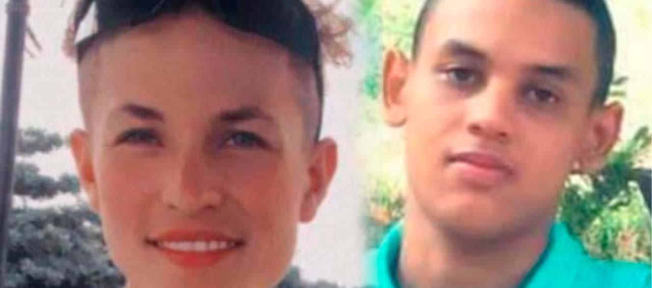 Jefferson Aristizabal, fallecido y John Ríos, herido.