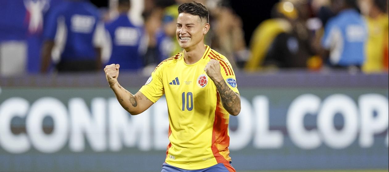 James Rodríguez tras el paso de Colombia a la final de la Copa América.