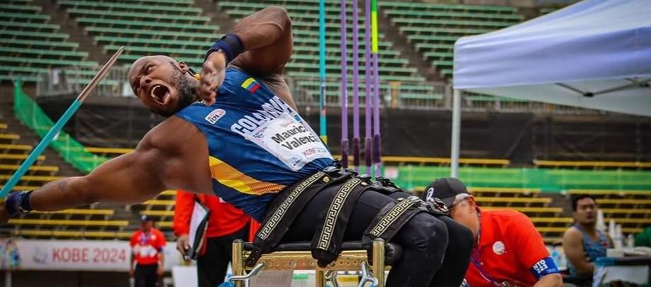 Mauricio Valencia, paraatleta adscrito al club Fortaleza de Cajicá,