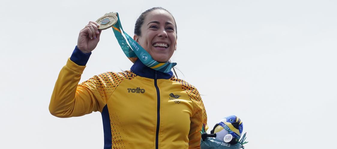 Mariana Pajón buscará su cuarta medalla olímpica en París. 