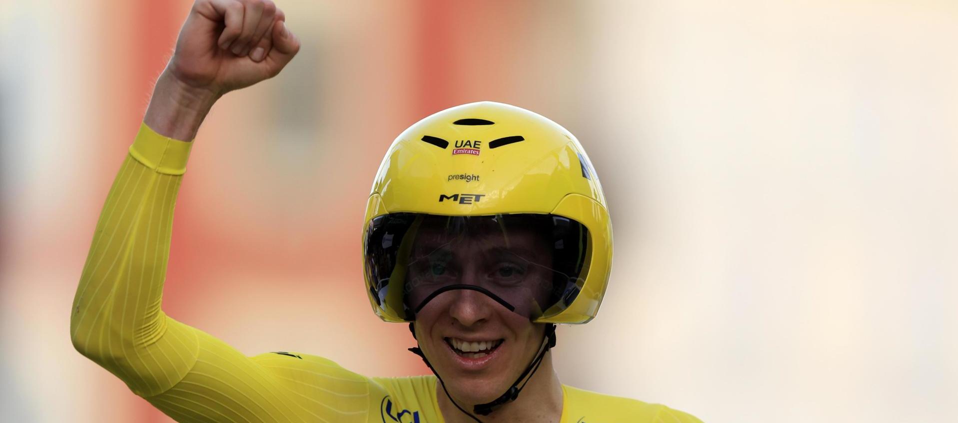 El esloveno Tadej Pogacar, campeón del Tour de Francia. 