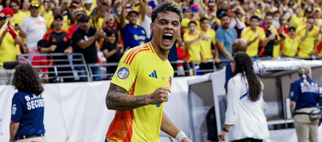 Richard Ríos ha sido una de las figuras de la Selección Colombia en la Copa América.