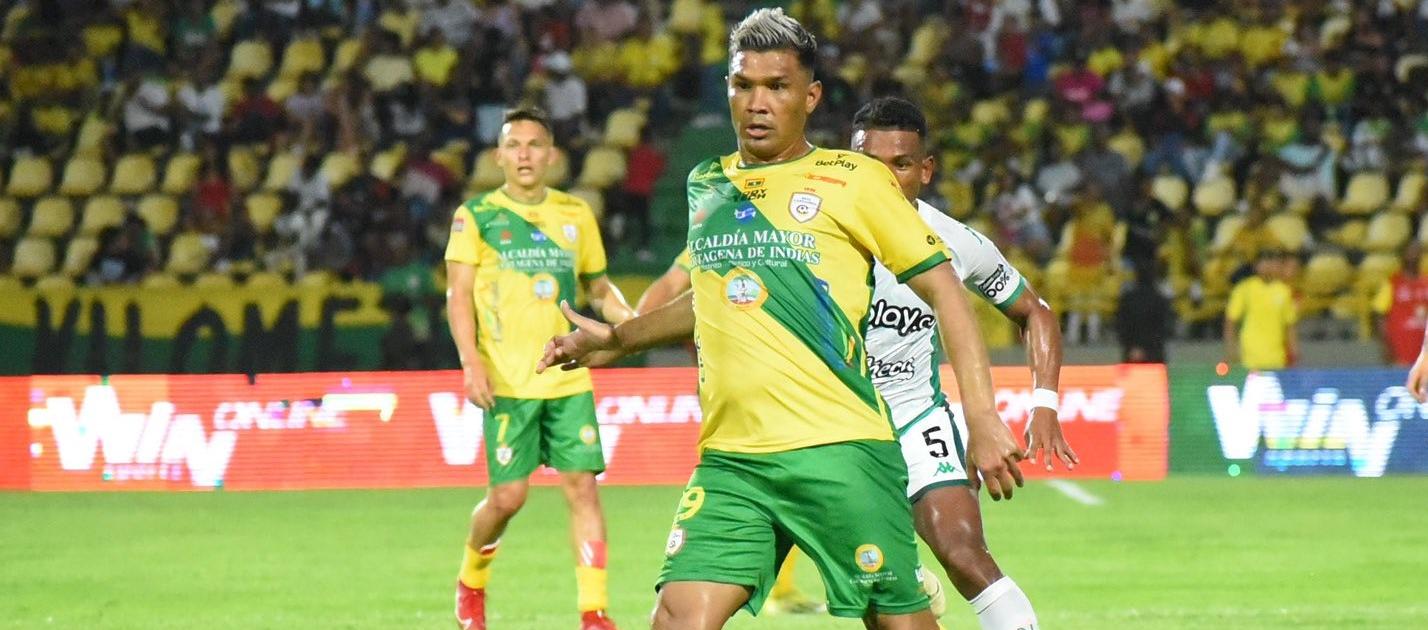 Teófilo Gutiérrez, atacante del Real Cartagena. 