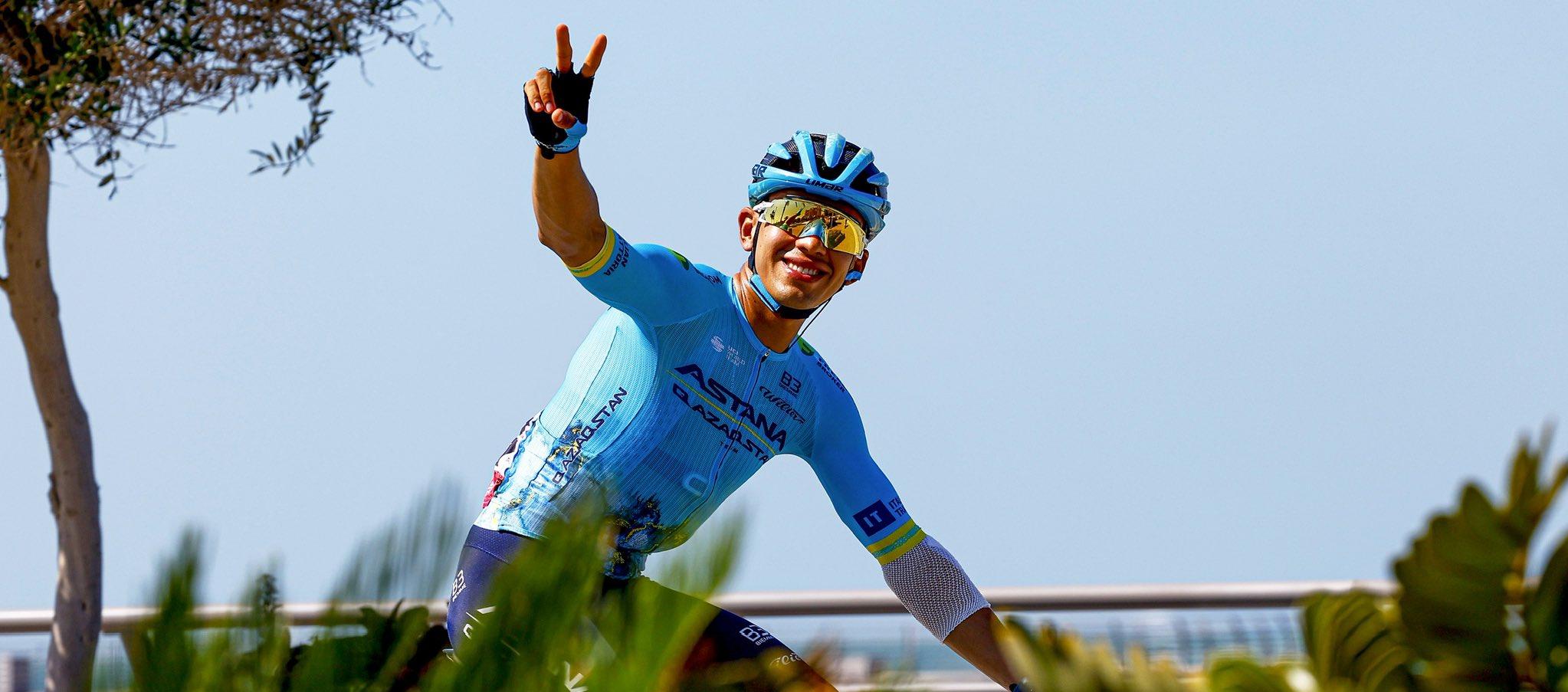 Harold Tejada, ciclista colombiano. 