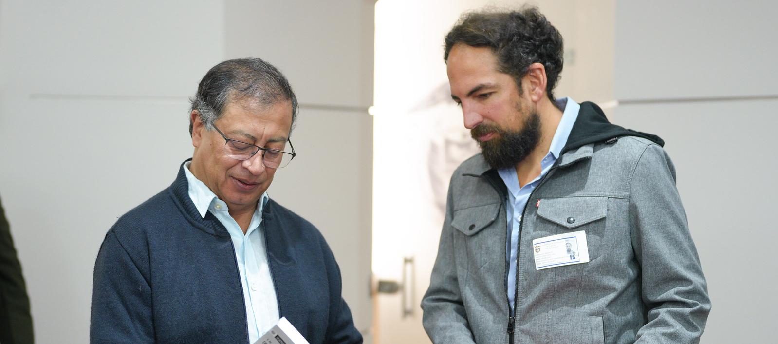 El Presidente Petro recibió a delegados de la FLIP en la Casa de Nariño.