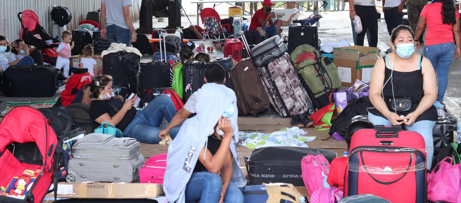 Migrantes en Panamá.