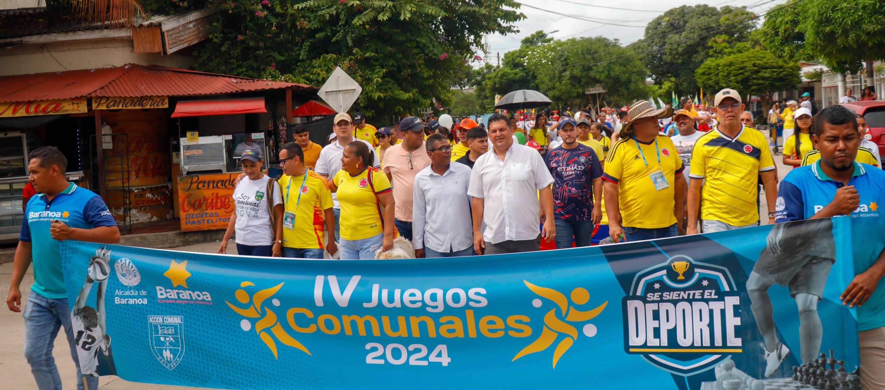 El alcalde de Baranoa, Edinson Palma, durante el desfile.