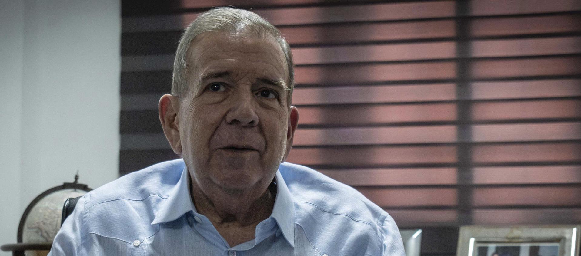 Edmundo González, abanderado de la oposición mayoritaria de Venezuela.