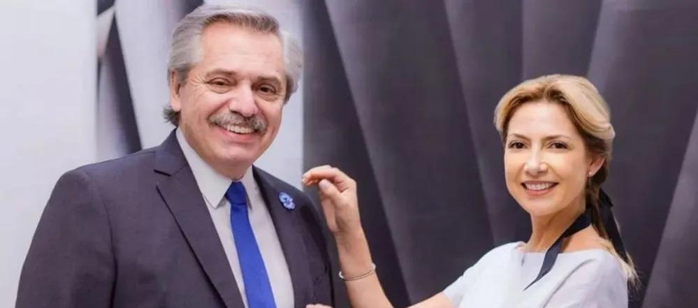 Alberto Fernández y Fabiola Yáñez.
