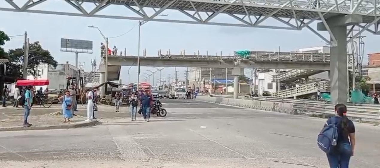 Bloqueo en la Circunvalar. 