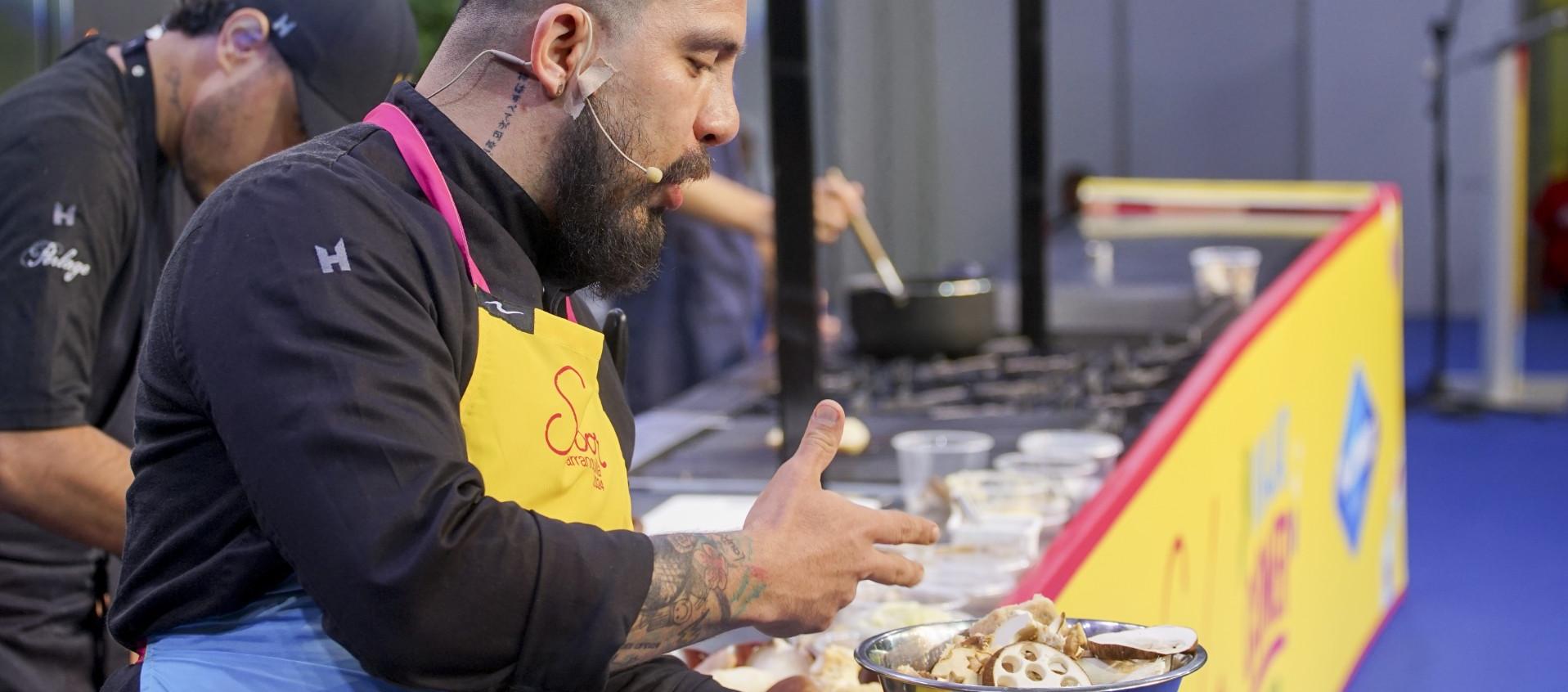 Chef Camilo Murcci en Sabor Barranquilla. 