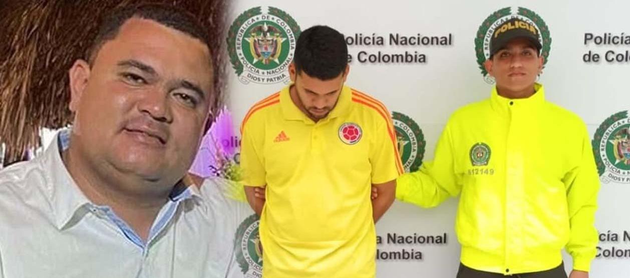 Rafael Darío Higgins Montalvo, víctima, y José María Córdoba Arenas, capturado. 