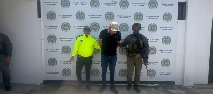 El capturado quedó a disposición de la Fiscalía. 