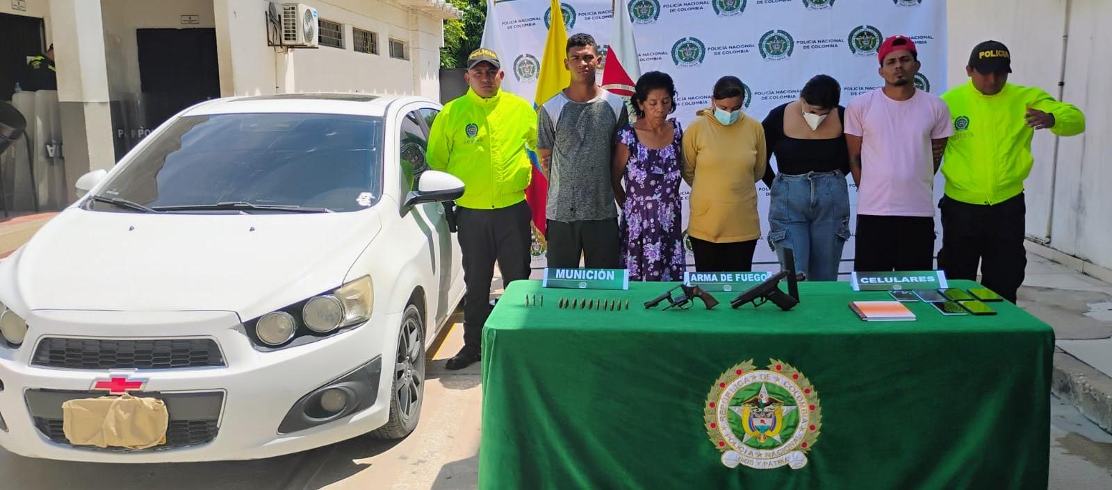 Detenidos mediante siete diligencias de registro y allanamiento en los municipios de Sabanagrande, Santo Tomás y área Metropolitana de Barranquilla. 