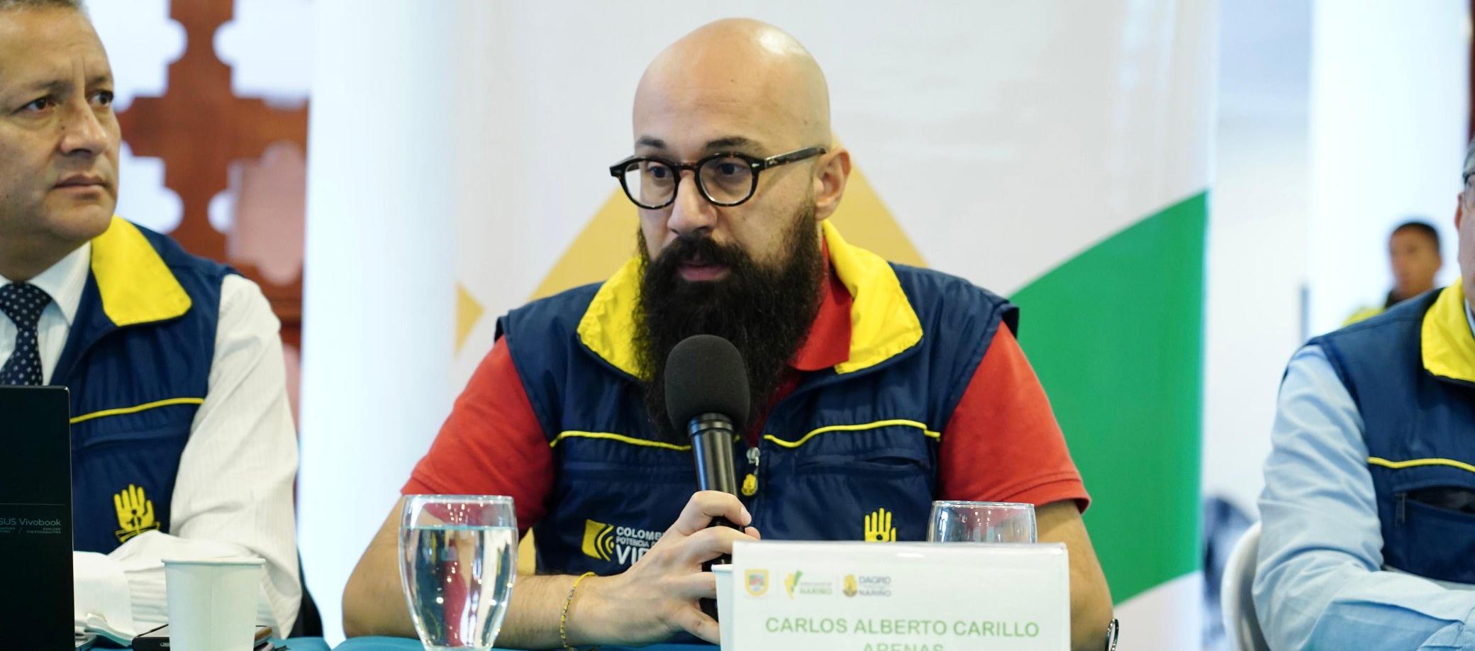 Carlos Carrillo, director de la UNGRD.