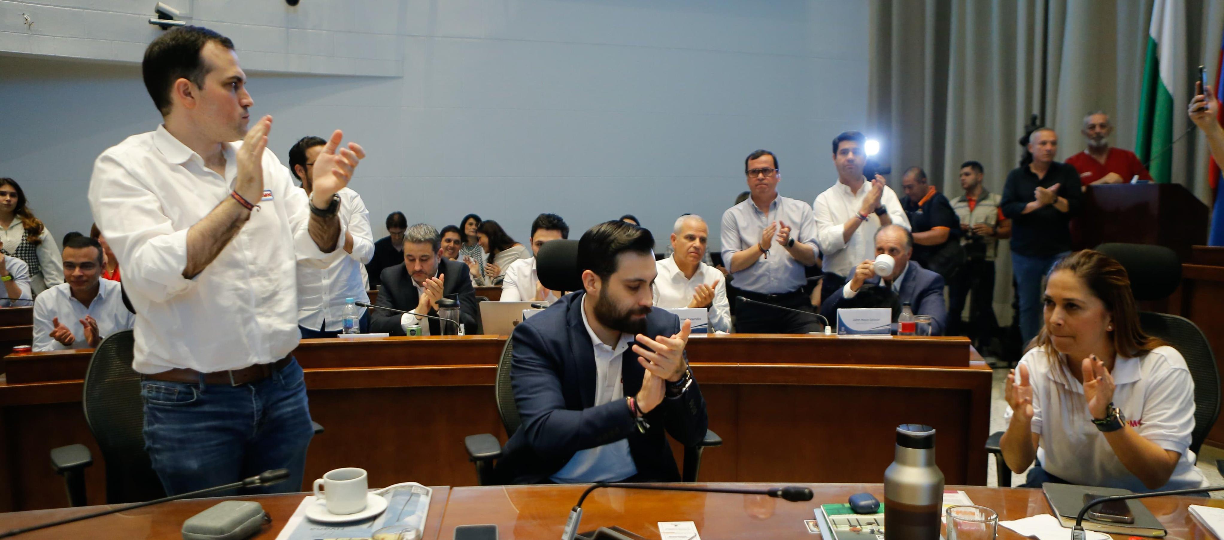 Imagen de la sesión del Concejo de Medellín.