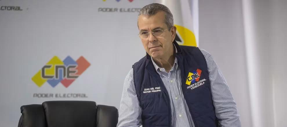El rector principal del Consejo Nacional Electoral de Venezuela, Juan Carlos Delpino.