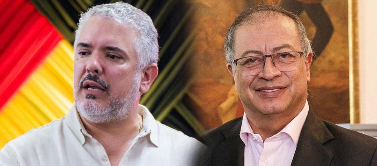 Iván Duque y Gustavo Petro.