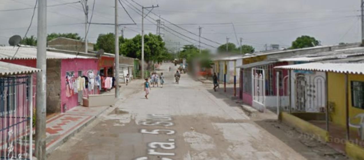 Barrio Villa Esperanza, en Malambo. 