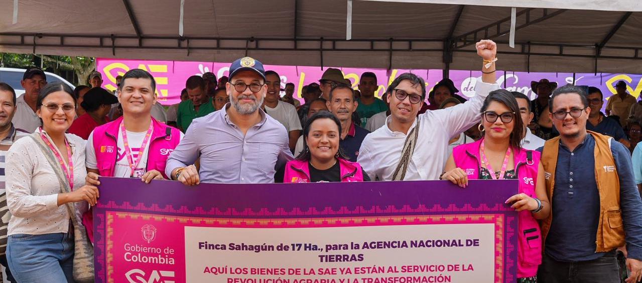 Los campesinos de Córdoba son los más beneficiados con la entrega de estos predios. 