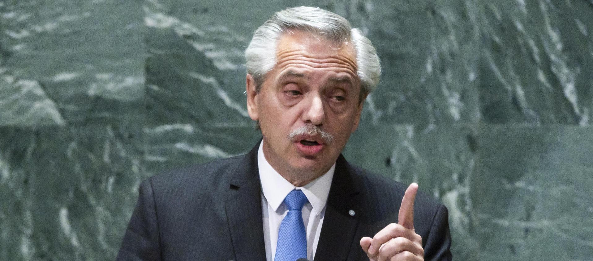 Alberto Fernández, expresidente de Argentina.