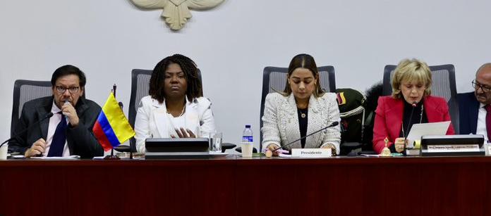 Francia Márquez en la Comisión Primera de la Cámara.