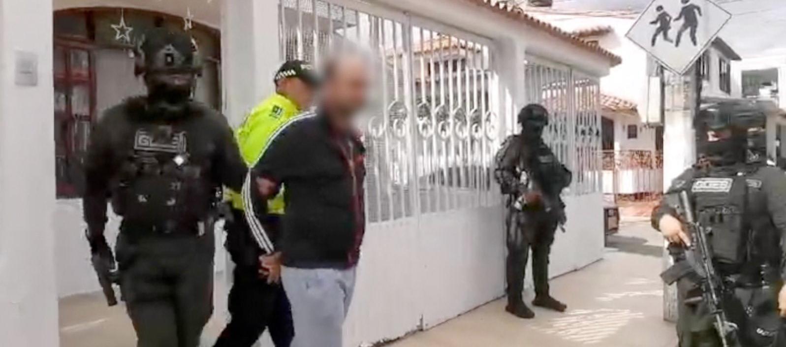 Momento de la captura.